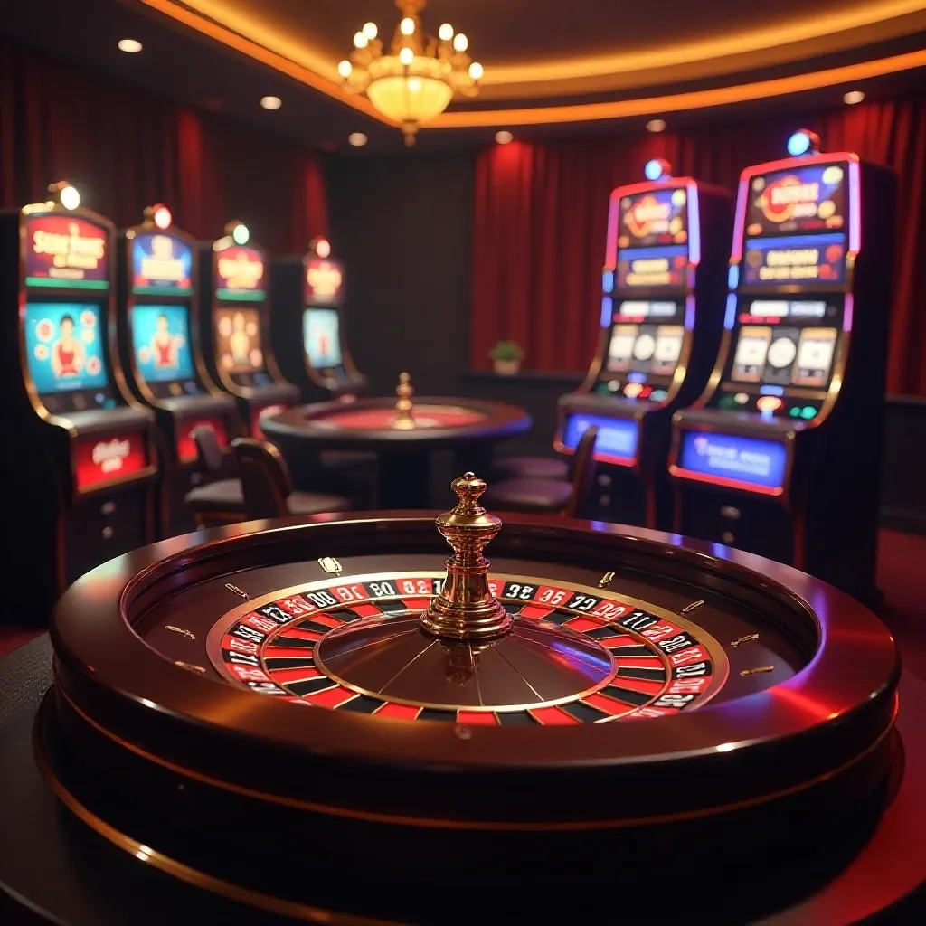 Vibrant Casino Night
